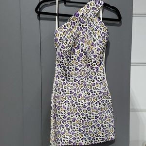 Leopard bandage dress